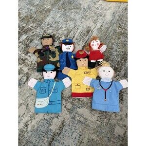 Rosalina hand puppet handy community helpers lot of 6 doctor fireman policeman